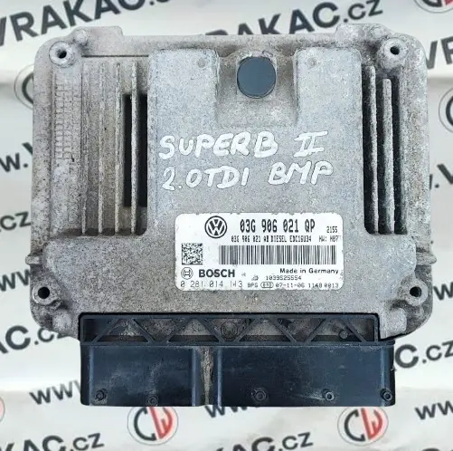 Řídící jednotka motoru (03G906021QP) – Škoda Superb II 2008-2013