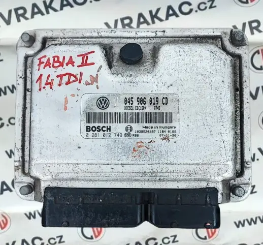 Řídící jednotka motoru (045906019CD) – Škoda Fabia II 2006-2010