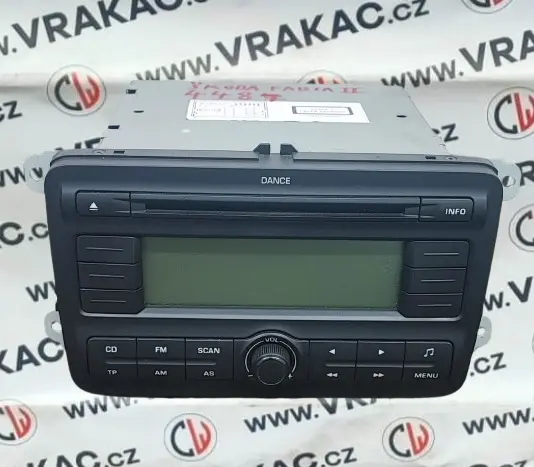 Autorádio (5J0035161) – Škoda Fabia II 2006-2010
