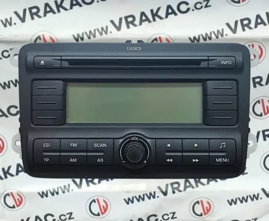 Autorádio (5J0035161A) – Škoda Fabia II 2006-2010