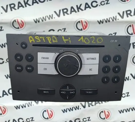 Autorádio – Opel Astra H 2004 - 2010