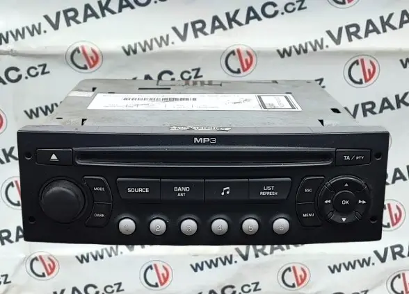 Autorádio (9660646677) – Peugeot 307 2005-2009