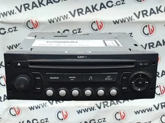 Autorádio (9662925977) – Peugeot 307 2005-2009