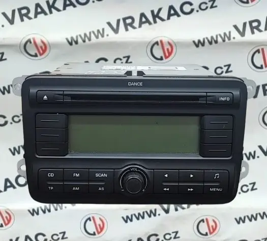 Autorádio (5J0035161) – Škoda Roomster 2006-2015