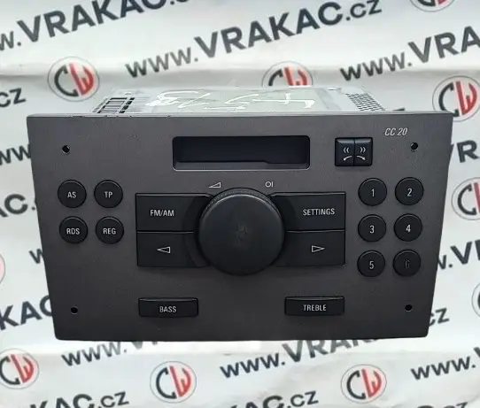 Autorádio (13203275) – Opel Corsa C 2000 - 2006
