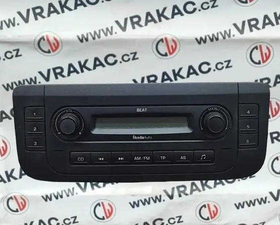 Autorádio (5J0035152) – Škoda Fabia II 2006-2010