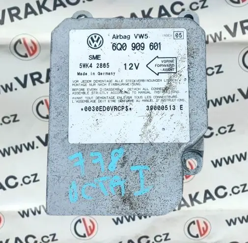 Řídící jednotka airbagu – Škoda Octavia I 2000-2010