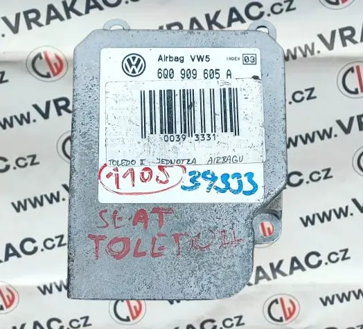 Řídící jednotka airbagu (6Q0909605A) – Seat Toledo II 1998 - 2006