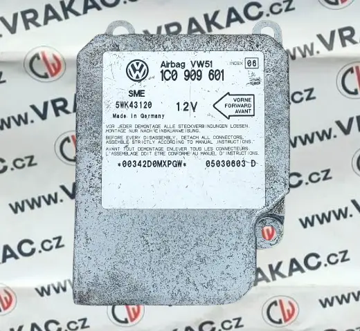 Řídící jednotka airbagu – Škoda Octavia I 2000-2010