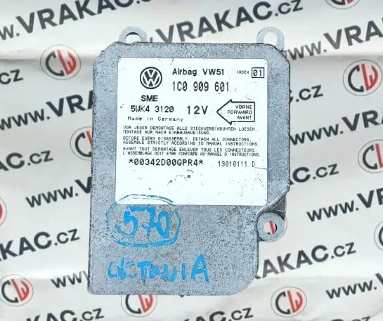 Řídící jednotka airbagu – Škoda Octavia I 2000-2010