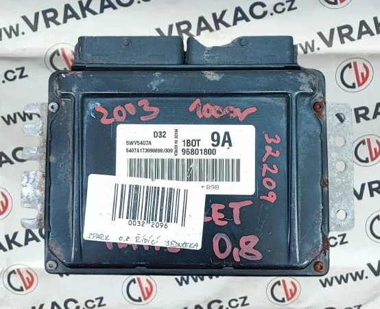 Řídicí jednotka motoru (96801800) – Chevrolet Spark 2005-2010