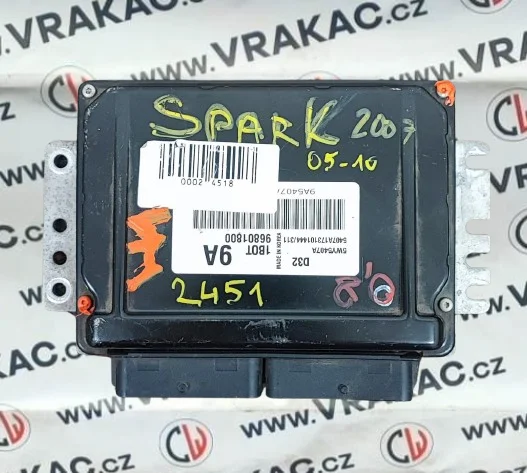 Řídicí jednotka motoru (96801800) – Chevrolet Spark 2005-2010