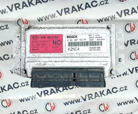 Řídicí jednotka motoru (0261207734) – Kia Shuma 2001-2004
