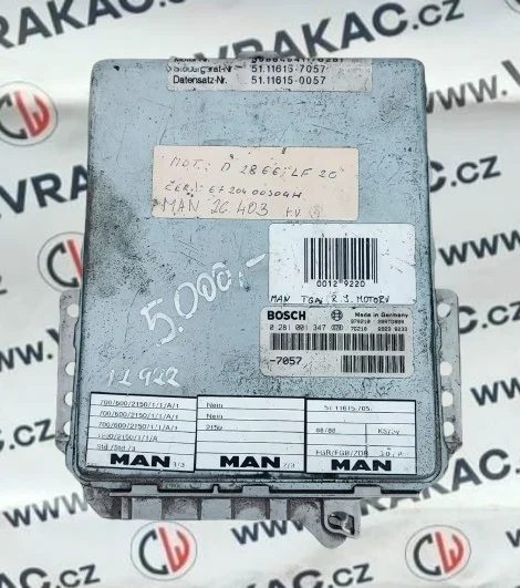 Řídicí jednotka motoru (0281001347) – MAN TGA 2000-2007