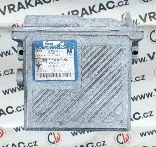 Řídicí jednotka motoru (7700867274) – Mitsubishi Carisma 1995-2006