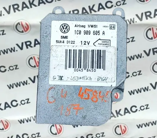 Řídící jednotka airbagu – Volkswagen Golf IV 1998-2005