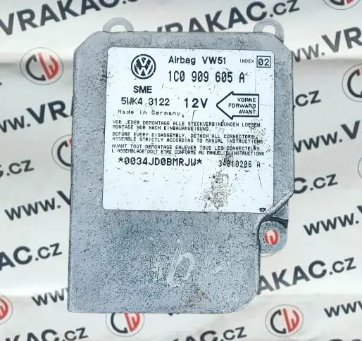 Řídící jednotka airbagu – Volkswagen Golf IV 1998-2005