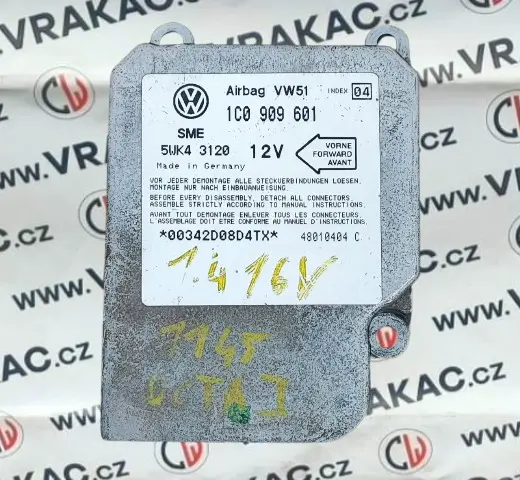 Řídící jednotka airbagu – Škoda Octavia I 2000-2010