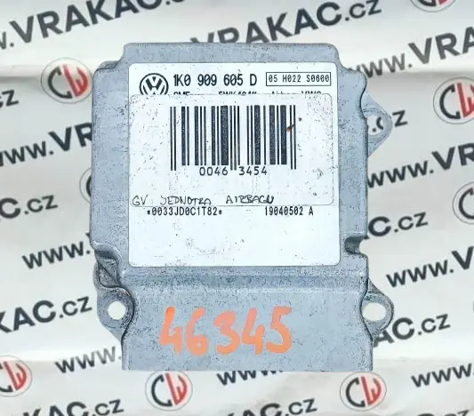 Řídící jednotka airbagu – Volkswagen Golf V 2003-2010