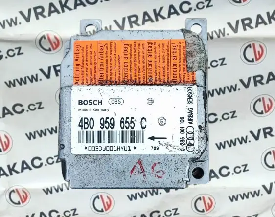 Řídící jednotka airbagu (4B0959655C) – Audi A6 1997-2005