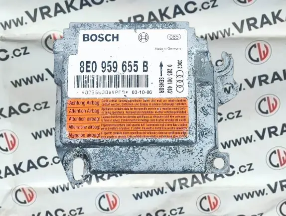 Řídící jednotka airbagu (8E0959655B) – Audi A4 2000-2004