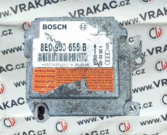 Řídící jednotka airbagu (8E0959655B) – Audi A4 2000-2004