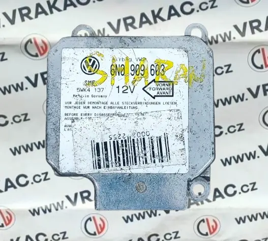 Řídící jednotka airbagu – Volkswagen Sharan 1995-2000