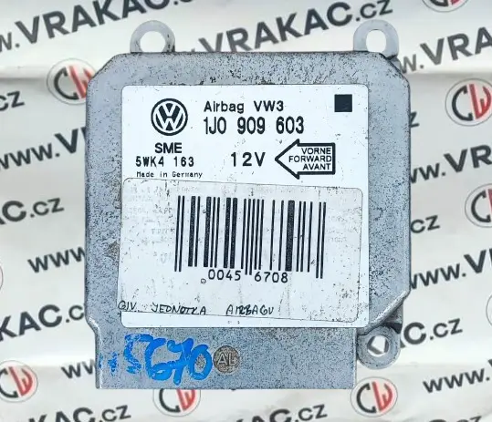Řídící jednotka airbagu – Volkswagen Golf IV 1998-2005