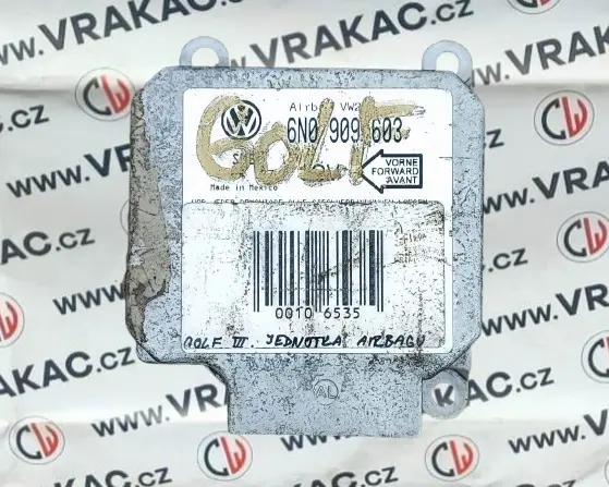 Řídící jednotka airbagu (6N0909603) – Volkswagen Golf III 1991-1998