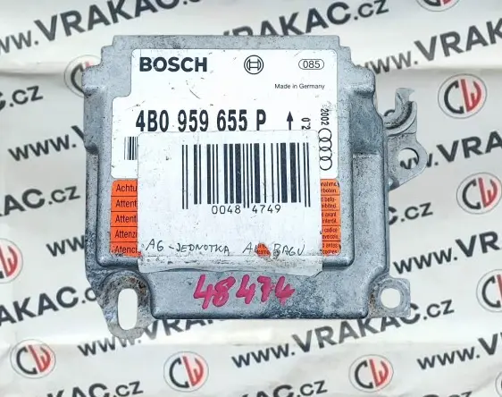 Řídící jednotka airbagu (4B0959655P) – Audi A6 1997-2005
