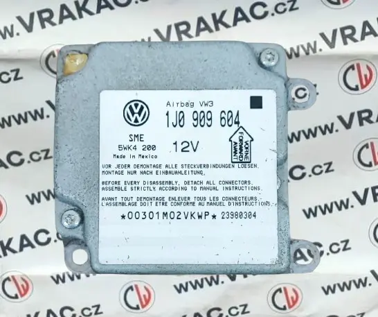 Řídící jednotka airbagu – Volkswagen Passat B5 1996-2000