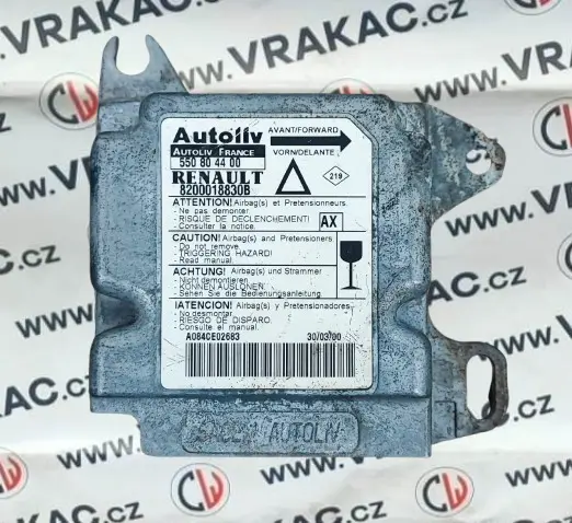 Řídící jednotka airbagu (8200018830B) – Renault Laguna 1993-2001