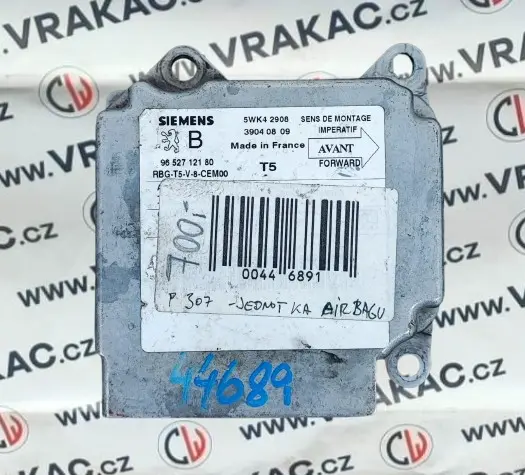 Řídící jednotka airbagu (9652712180) – Peugeot 307 2001-2005