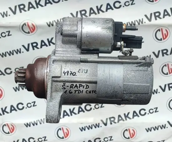 Startér 1.6 TDI, CAYC (02Z911024K) – Škoda Rapid 2011-2022