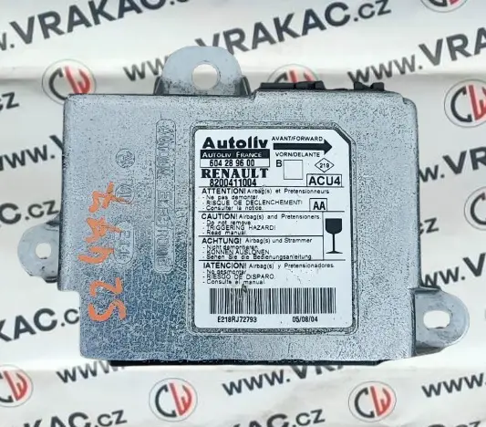 Řídící jednotka airbagu – Renault Megane II 2002-2008