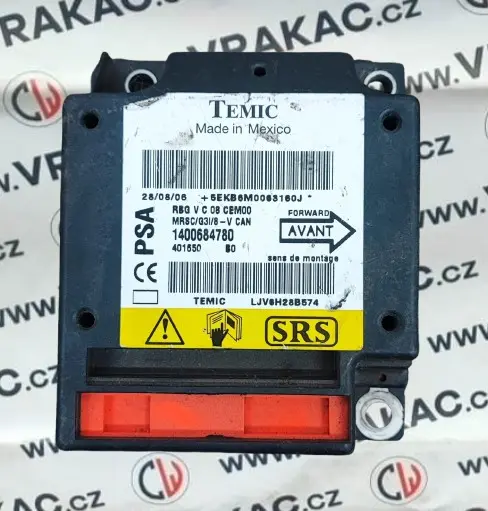 Řídící jednotka airbagu (1400684780) – Citroen C8 2002-2010