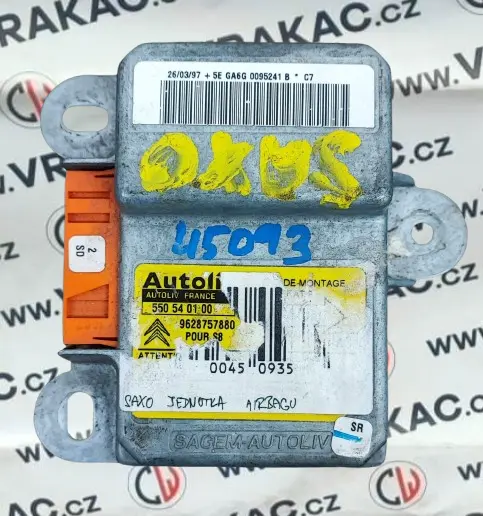 Řídící jednotka airbagu – Citroen Saxo 1996-1998