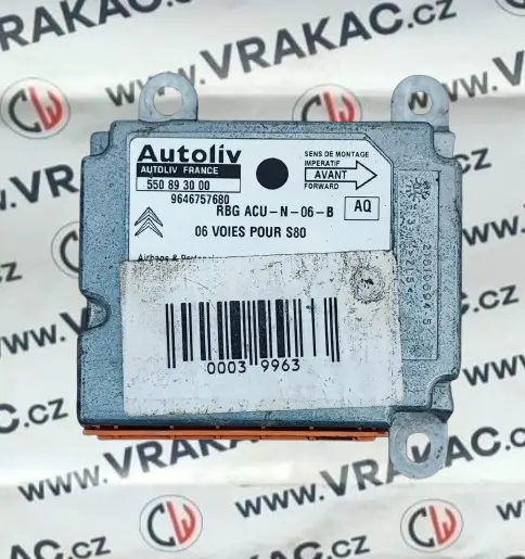 Řídící jednotka airbagu (9646757680) – Citroen Saxo 1998-2004