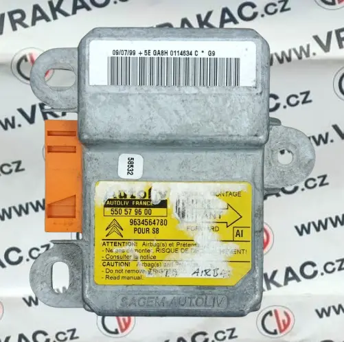 Řídící jednotka airbagu (9634564780) – Citroen Saxo 1998-2004