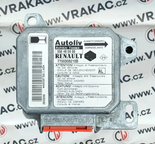 Řídící jednotka airbagu – Renault Kangoo 1997-2008