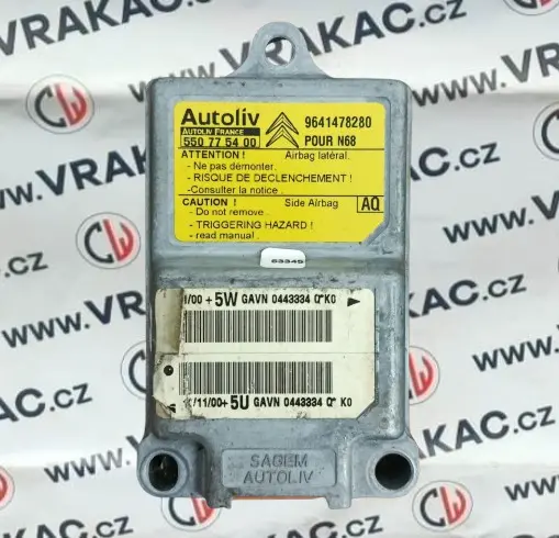 Řídící jednotka airbagu – Citroen Xsara Picasso 1999-2010