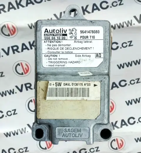 Řídící jednotka airbagu – Peugeot 206 1998-2009