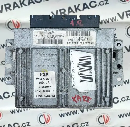Řídící jednotka motoru (9644674980) – Citroen Xsara Picasso 1999-2010