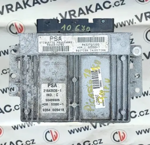 Řídící jednotka motoru (9632727280) – Citroen Xsara Picasso 1999-2010