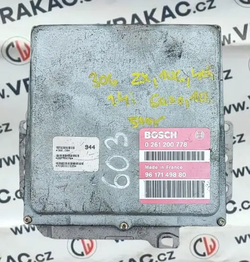 Řídící jednotka motoru (9617149880) – Peugeot 206 1998-2009