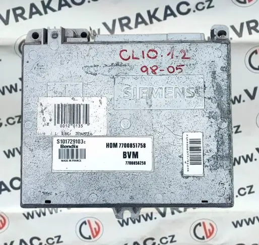 Řídící jednotka motoru (7700858258) – Renault Clio 1990-1998
