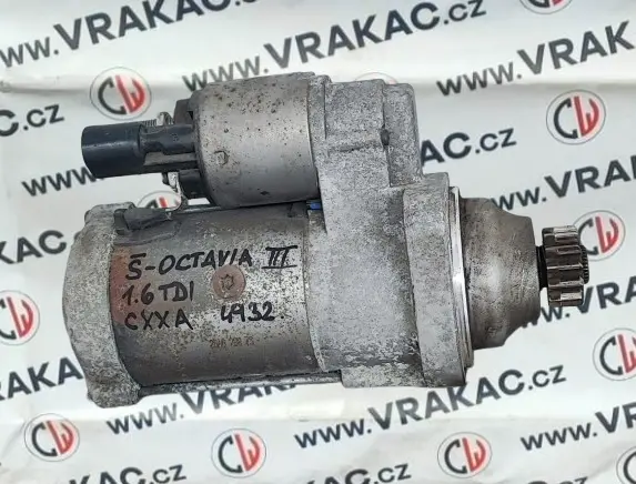 Startér 1.6 TDI,CXXA – Škoda Octavia III 2012-2016