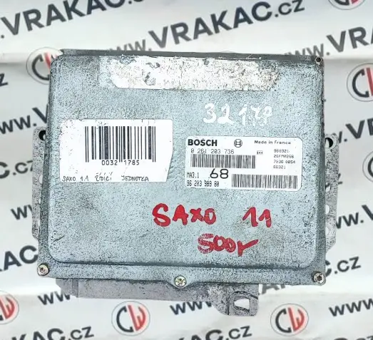 Řídící jednotka motoru (9620398980) – Citroen Saxo 1996-1998