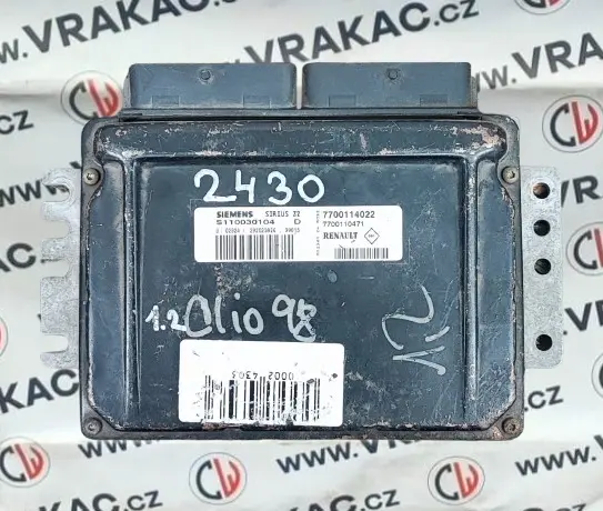 Řídící jednotka motoru – Renault Clio 1998-2005