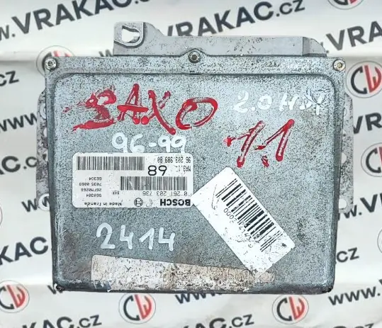 Řídící jednotka motoru (9620398980) – Citroen Saxo 1996-1998